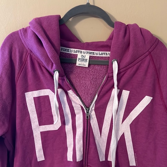 Victoria’s Secret PINK zip up sweatshirt - Picture 2 of 4